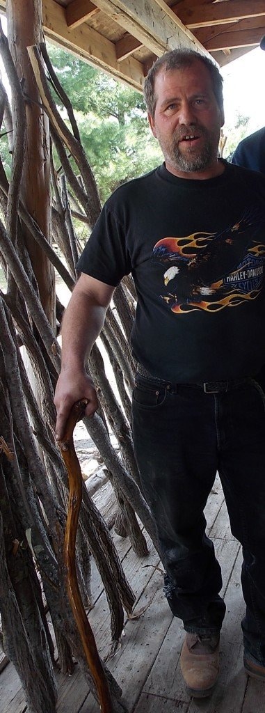 andy and stick