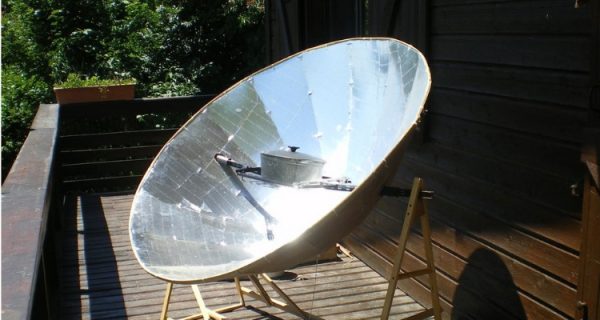 solární vařič Parabolic